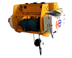 WIRE ROPE HOIST WITH 90 RADIUS of ROTATION